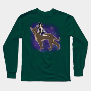 Artemis and her hunting dog Long Sleeve T-Shirt